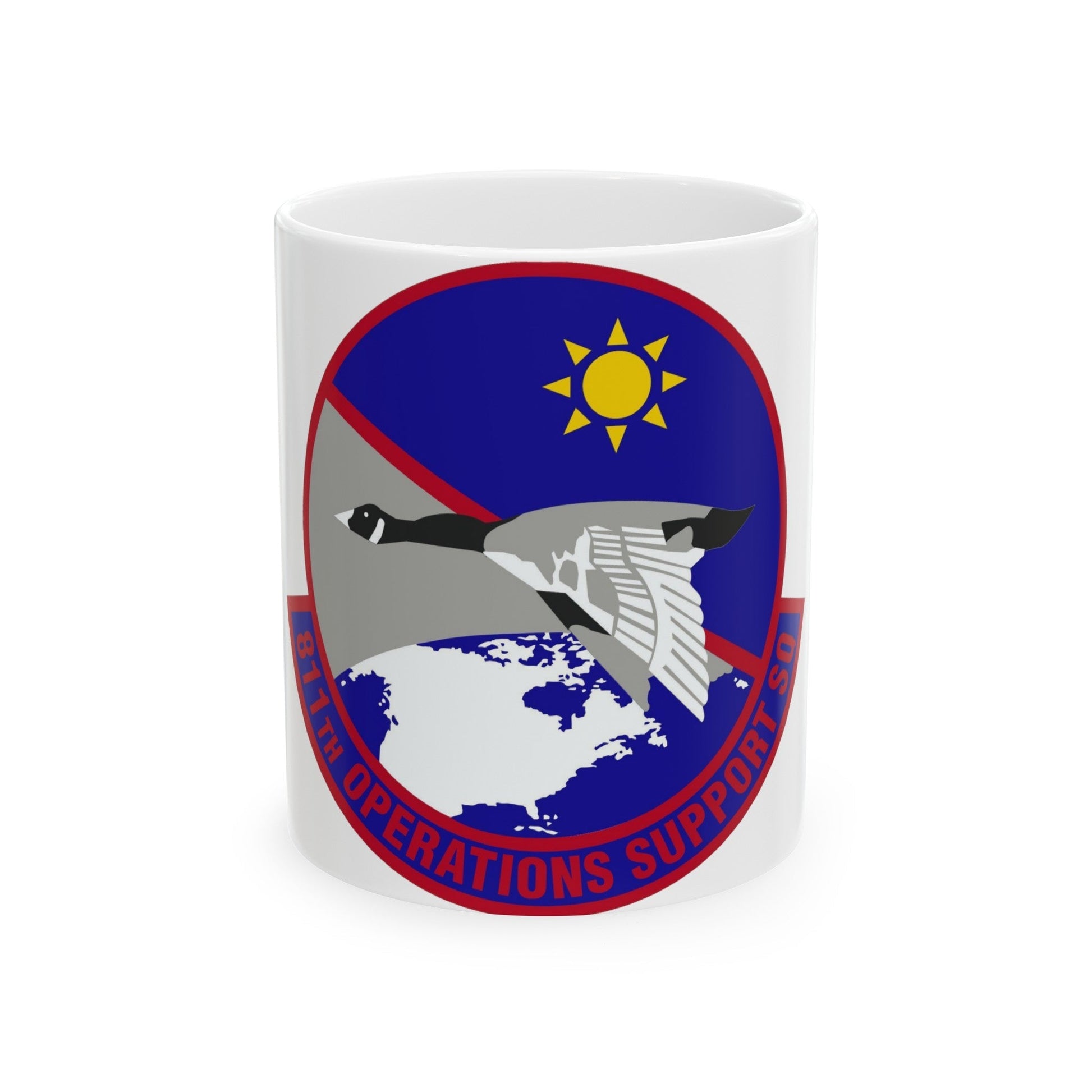 811th Operations Support Squadron (U.S. Air Force) White Coffee Mug-11oz-The Sticker Space