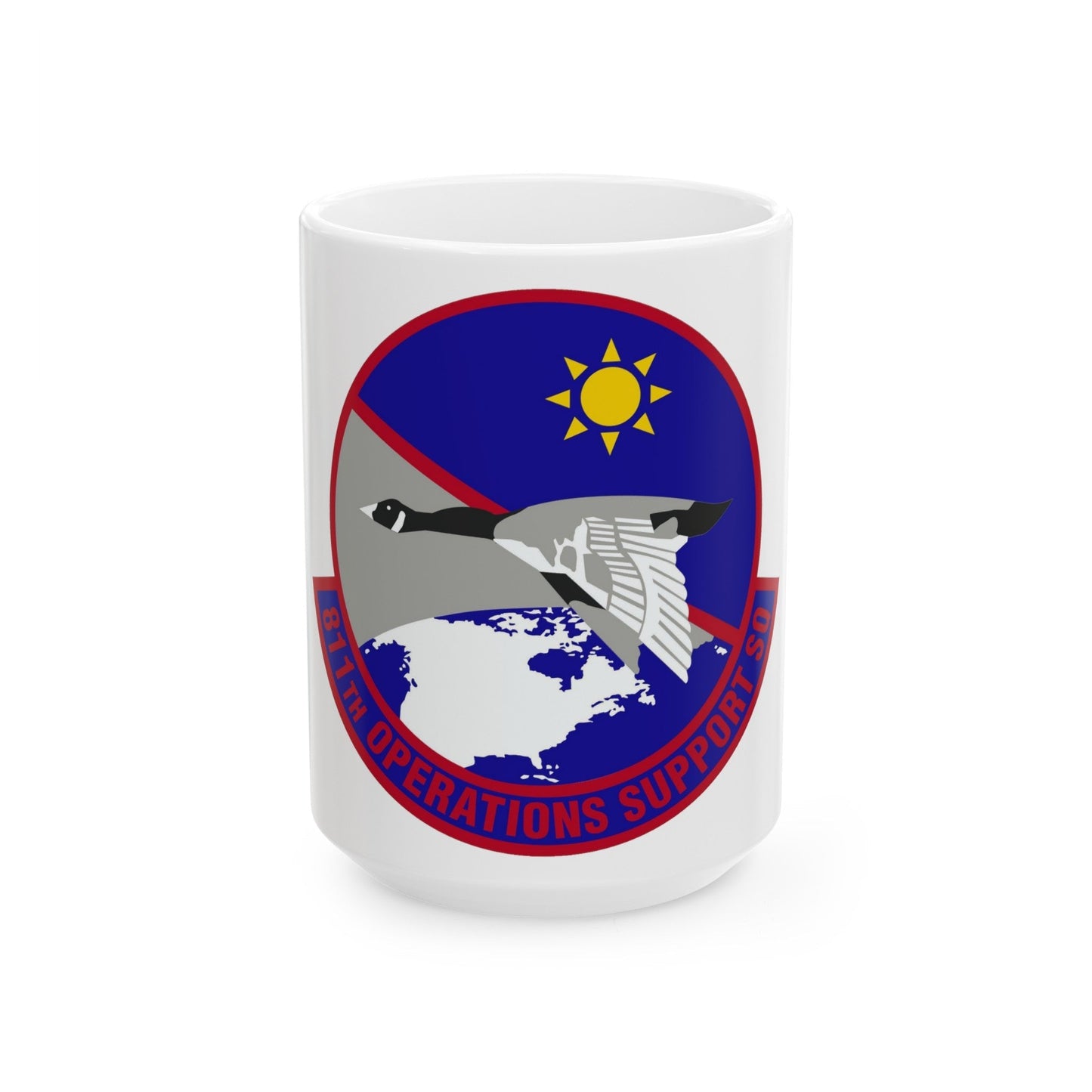 811th Operations Support Squadron (U.S. Air Force) White Coffee Mug-15oz-The Sticker Space