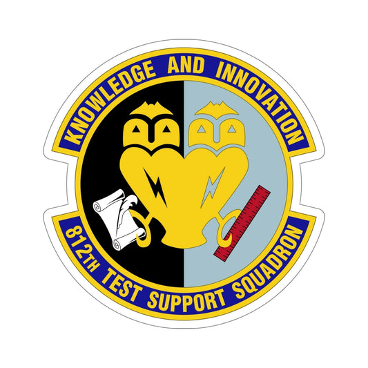 812 Test and Support Squadron AFMC (U.S. Air Force) STICKER Vinyl Die-Cut Decal-6 Inch-The Sticker Space
