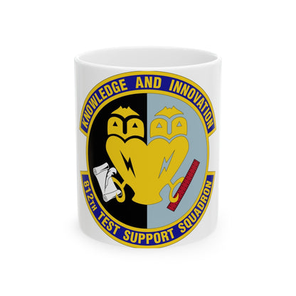 812 Test and Support Squadron AFMC (U.S. Air Force) White Coffee Mug-11oz-The Sticker Space