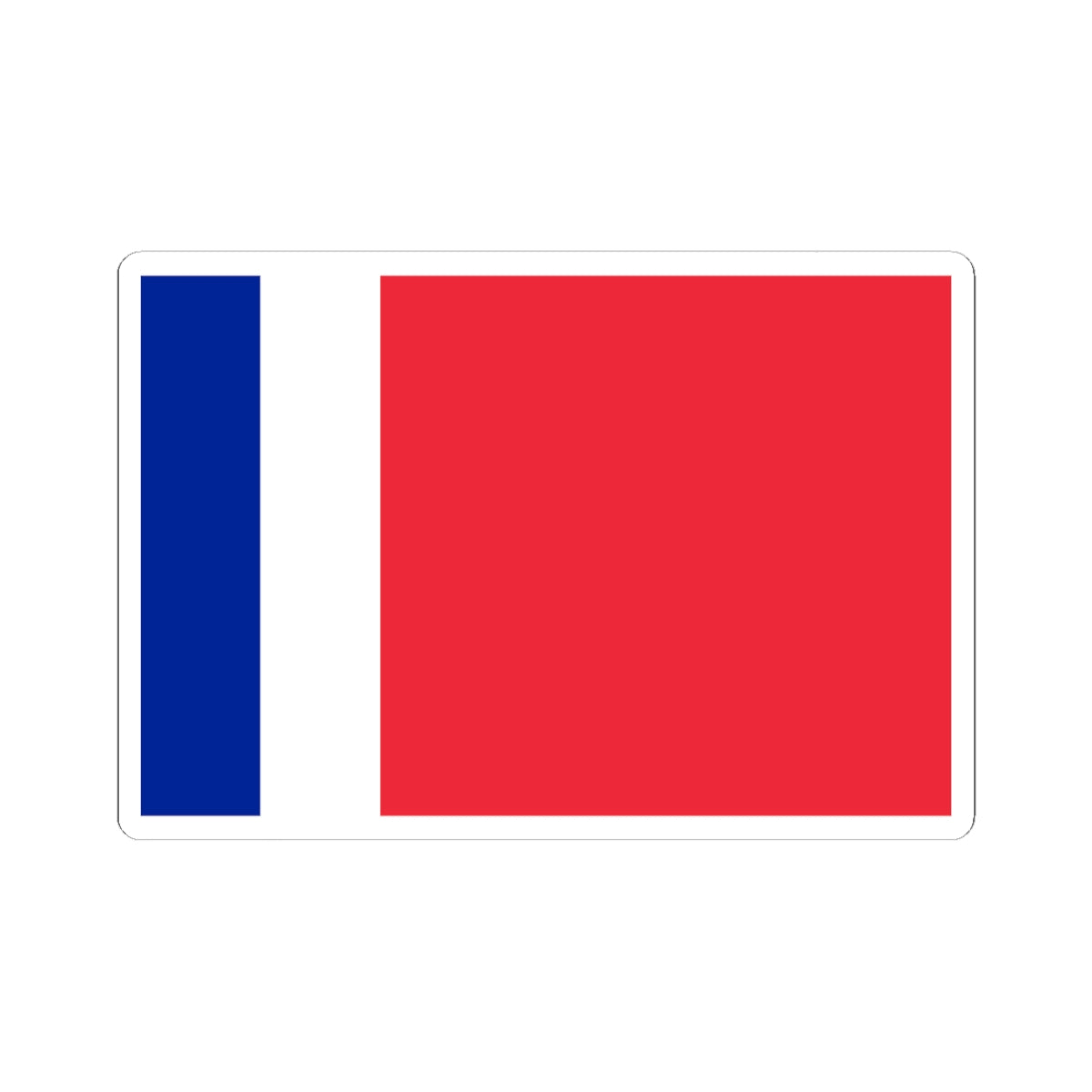 Flag of Communist France (France) STICKER Vinyl Kiss-Cut Decal