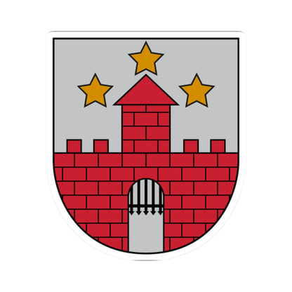 Aizpute COA (Latvia) (Coat of Arms) STICKER Vinyl Kiss-Cut Decal