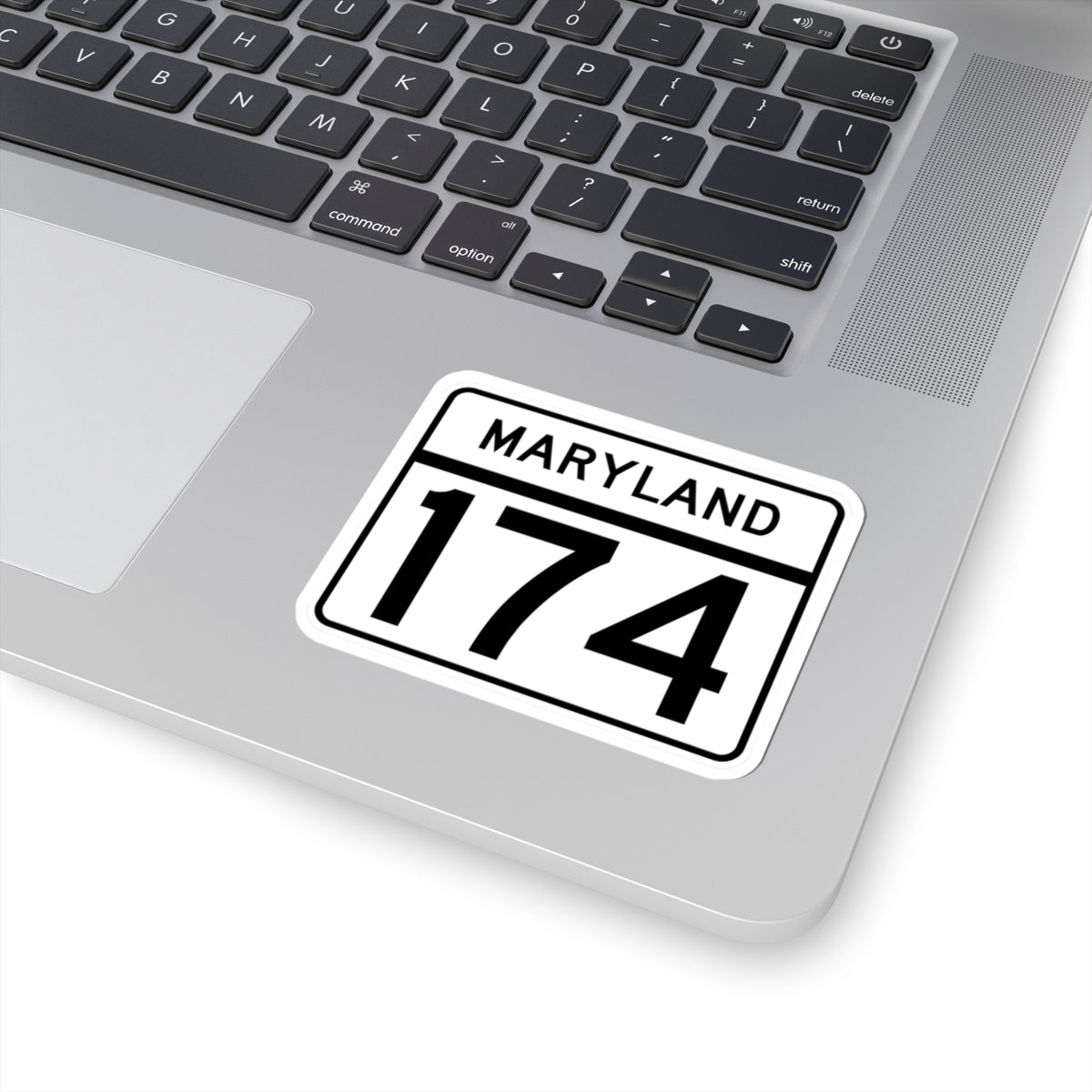 MD Route 174 (Maryland) (Road Sign) STICKER Vinyl Kiss-Cut Decal