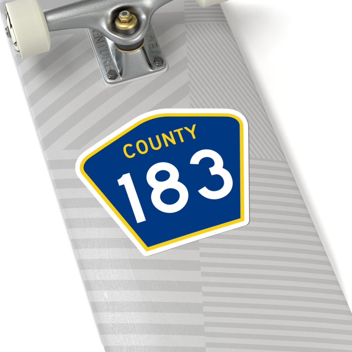 County 183 MN (Minnesota) (Road Sign) STICKER Vinyl Kiss-Cut Decal