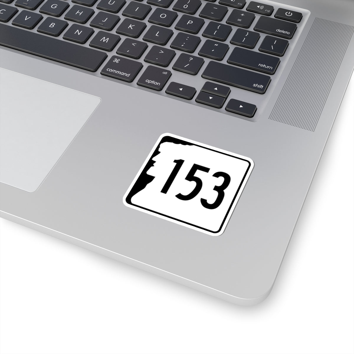 NH Route 153 (New Hampshire) (Road Sign) STICKER Vinyl Kiss-Cut Decal