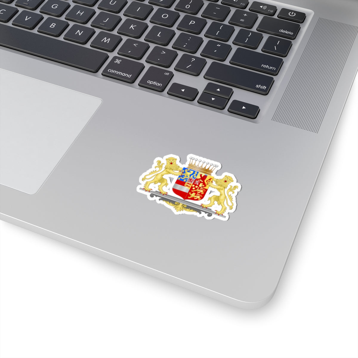 Achievement of Nassau Siegen  protestant branch Princely Counts (Netherlands) (Coat of Arms) STICKER Vinyl Kiss-Cut Decal