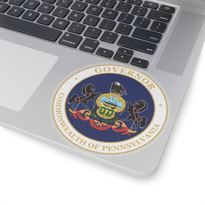 Seal of the Governor of Pennsylvania v2 - STICKER Vinyl Kiss-Cut Decal