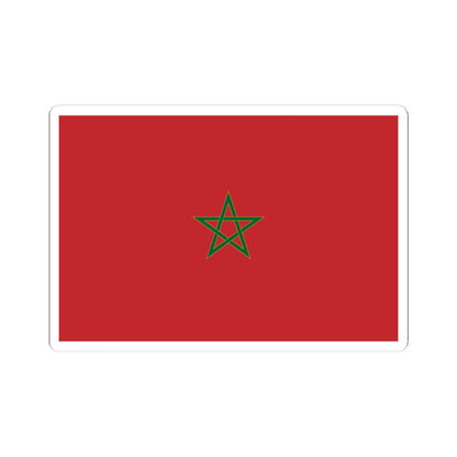 Flag of Morocco parametric version (Morocco) STICKER Vinyl Kiss-Cut Decal