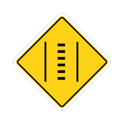 MUTCD-PR W17-3b (Puerto Rico) (Road Sign) STICKER Vinyl Kiss-Cut Decal