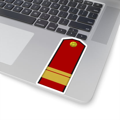 Bulgaria Army OR 8 (Bulgaria) (Military Rank) STICKER Vinyl Kiss-Cut Decal