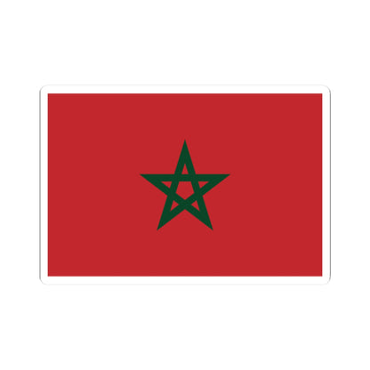 Flag of Morocco unbordered dark green (Morocco) STICKER Vinyl Kiss-Cut Decal