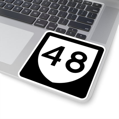PR urban primary 48 (Puerto Rico) (Road Sign) STICKER Vinyl Kiss-Cut Decal