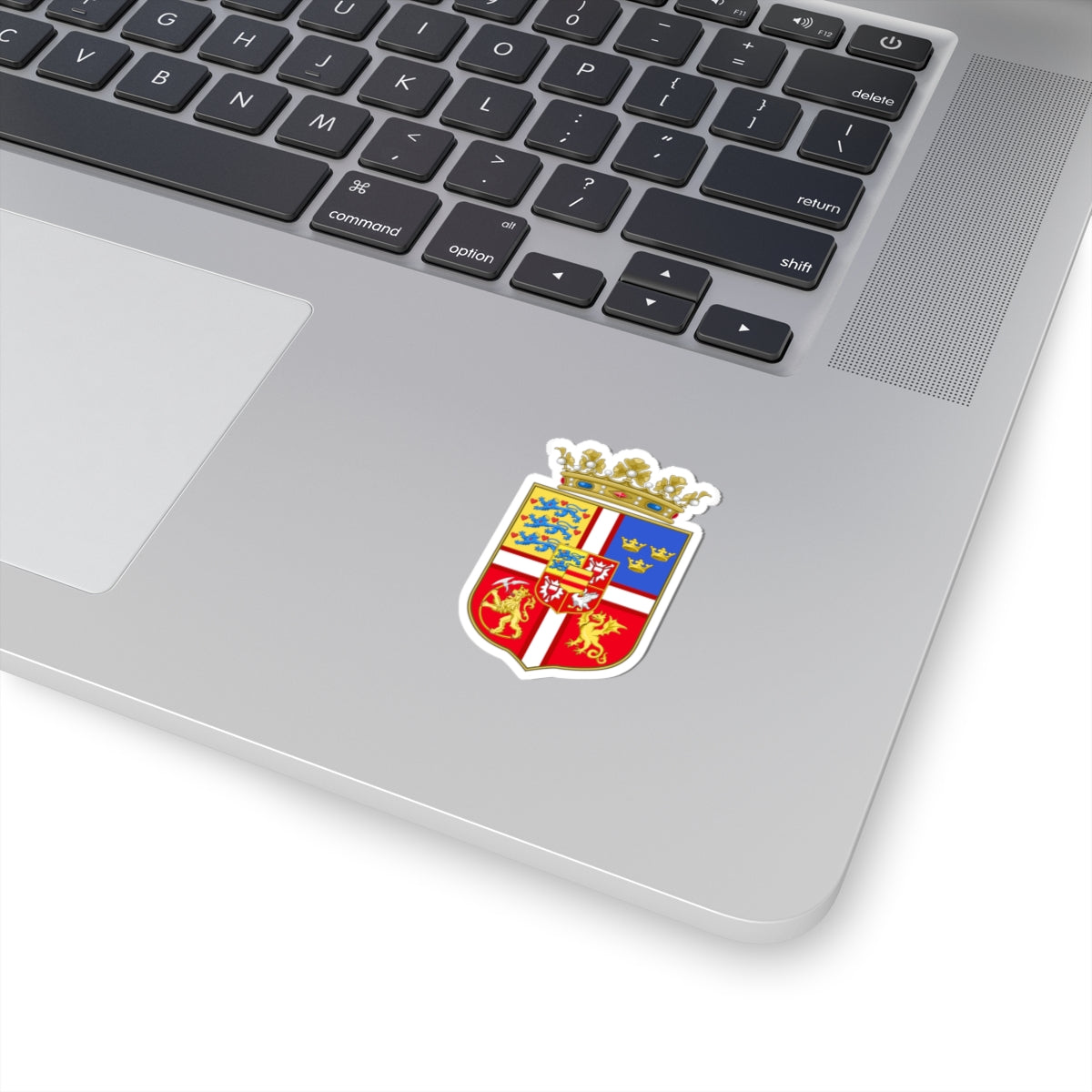 Armoiries du roi Jean Ier du Danemark (Denmark) (Coat of Arms) STICKER Vinyl Kiss-Cut Decal