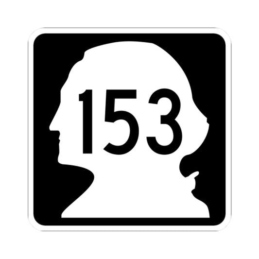 WA-153 (Washington) (Road Sign) STICKER Vinyl Kiss-Cut Decal