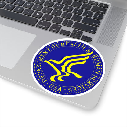 Seal of the United States Department of Health and Human Services - STICKER Vinyl Kiss-Cut Decal