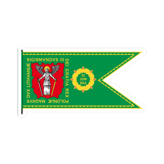 Banner of Kiev Voivodeship 1609-1618-1 (Belarus) (Coat of Arms) STICKER Vinyl Kiss-Cut Decal