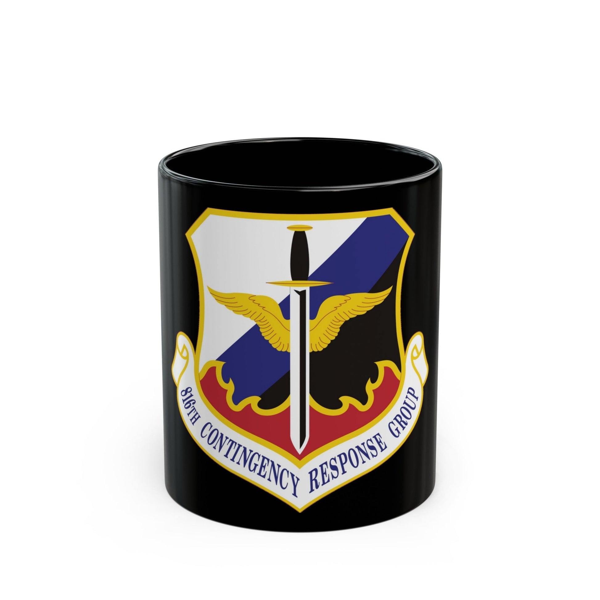 816th Contingency Response Group (U.S. Air Force) Black Coffee Mug-11oz-The Sticker Space