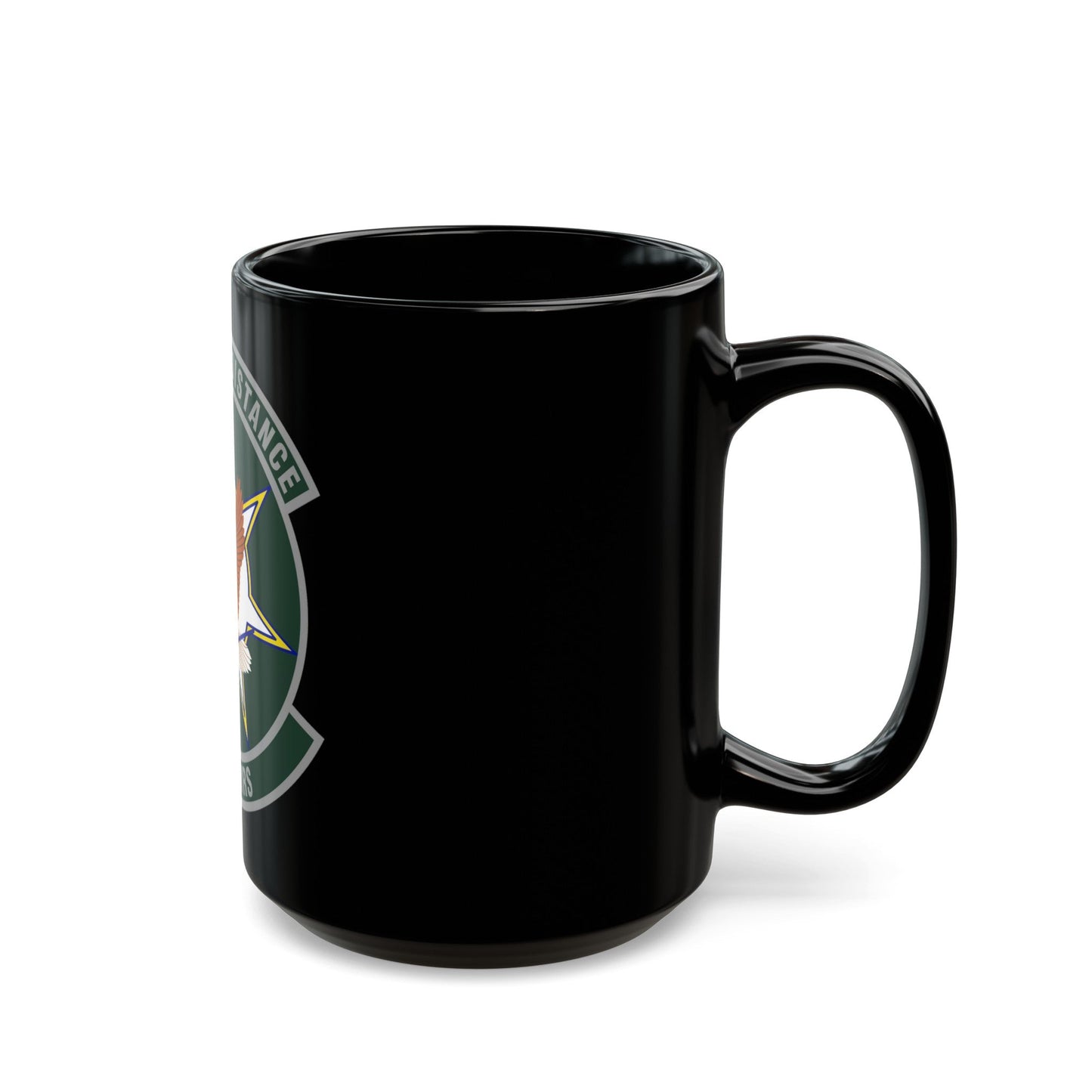 816th Global Mobility Readiness Squadron (U.S. Air Force) Black Coffee Mug-The Sticker Space