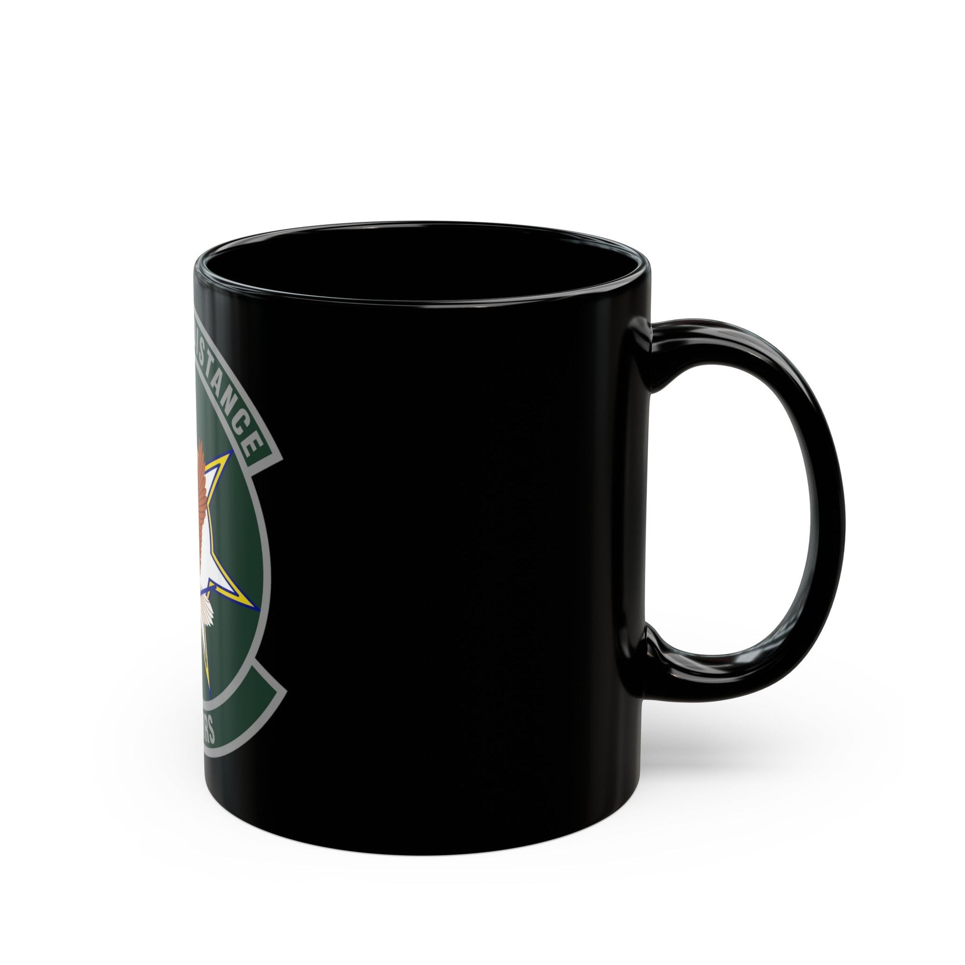 816th Global Mobility Readiness Squadron (U.S. Air Force) Black Coffee Mug-The Sticker Space