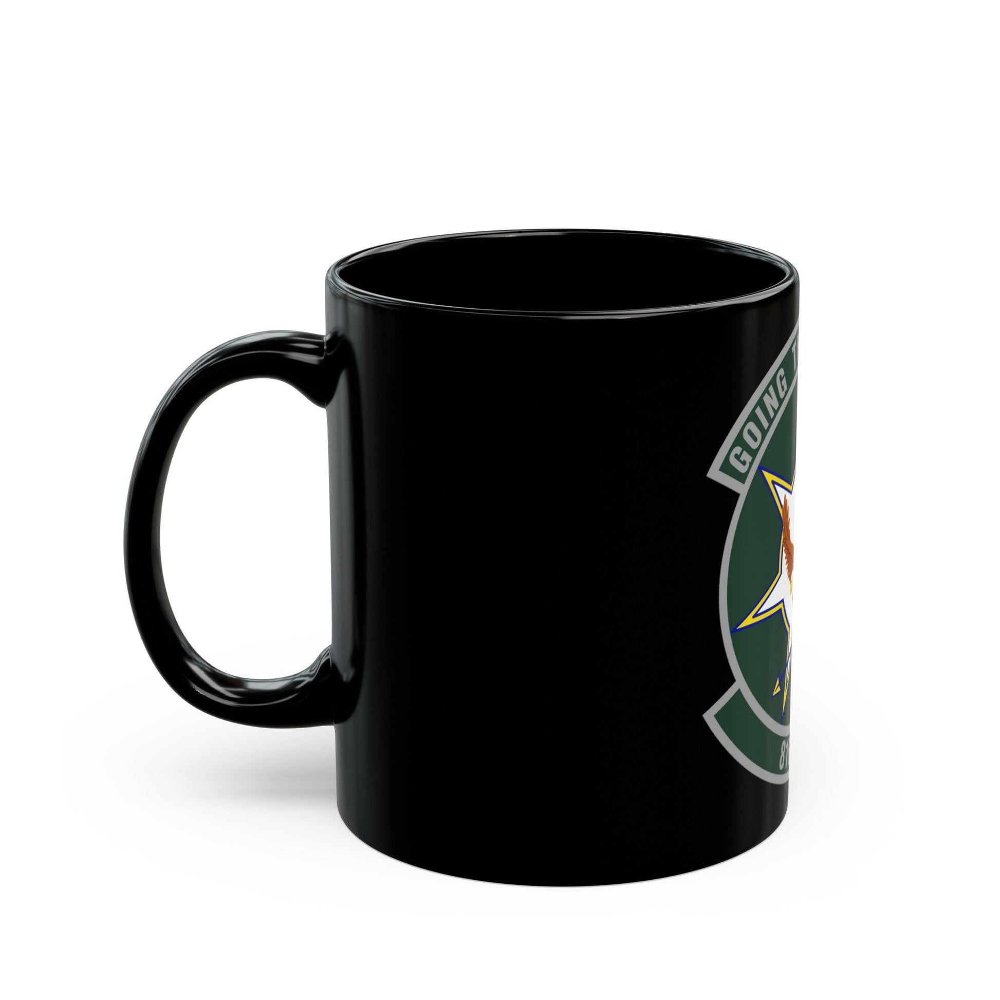 816th Global Mobility Readiness Squadron (U.S. Air Force) Black Coffee Mug-The Sticker Space