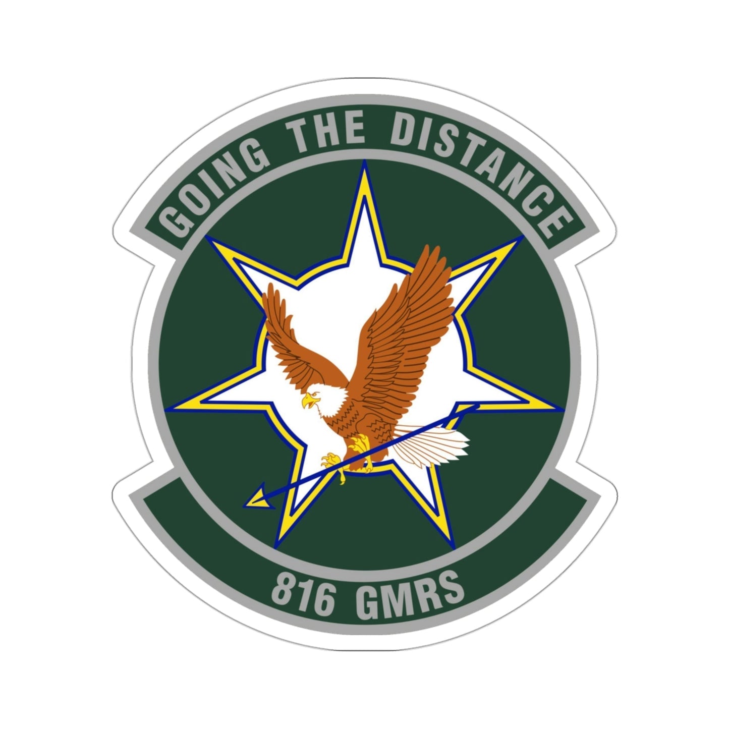 816th Global Mobility Readiness Squadron (U.S. Air Force) STICKER Vinyl Die-Cut Decal-3 Inch-The Sticker Space