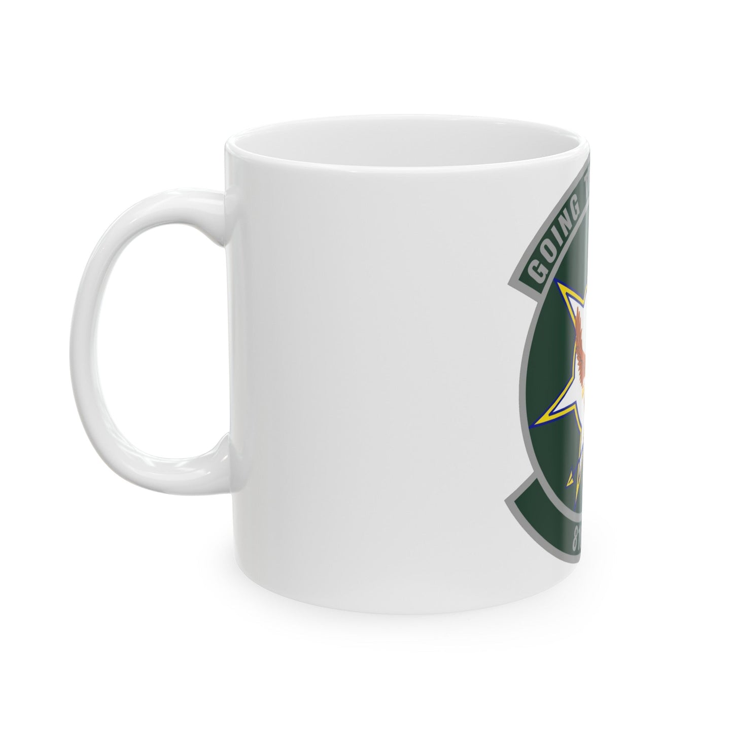 816th Global Mobility Readiness Squadron (U.S. Air Force) White Coffee Mug-The Sticker Space