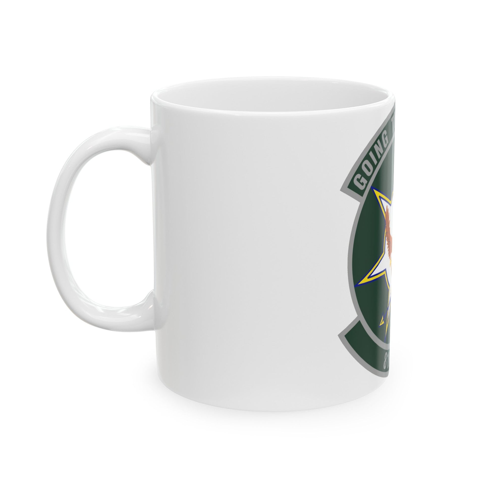 816th Global Mobility Readiness Squadron (U.S. Air Force) White Coffee Mug-The Sticker Space