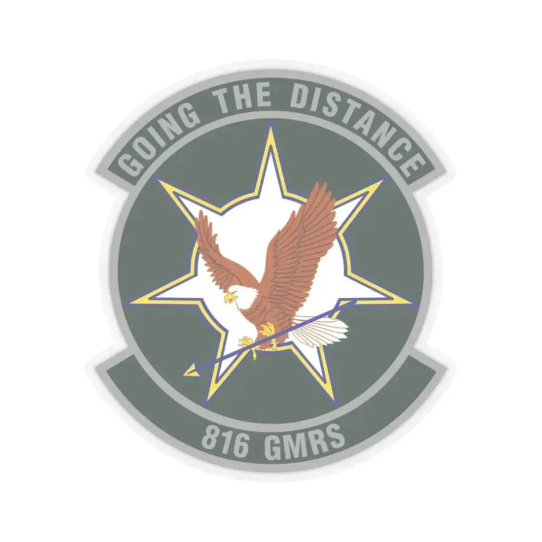 816th Global Mobility Readiness Squadron (U.S. Air Force) STICKER Vinyl Kiss-Cut Decal - The Sticker Space