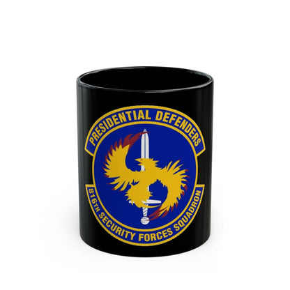 816th Security Forces Squadron (U.S. Air Force) Black Coffee Mug-11oz-The Sticker Space