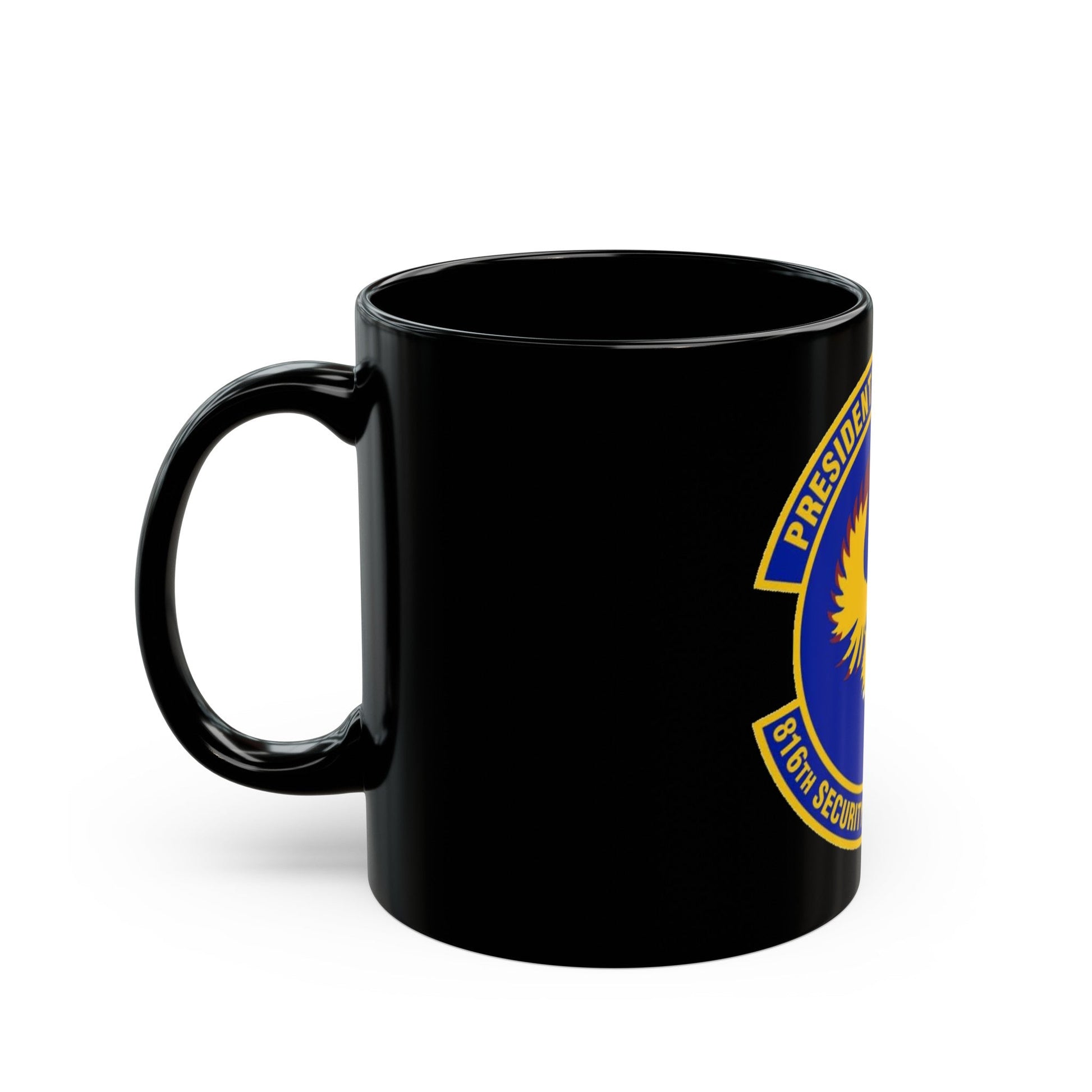 816th Security Forces Squadron (U.S. Air Force) Black Coffee Mug-The Sticker Space