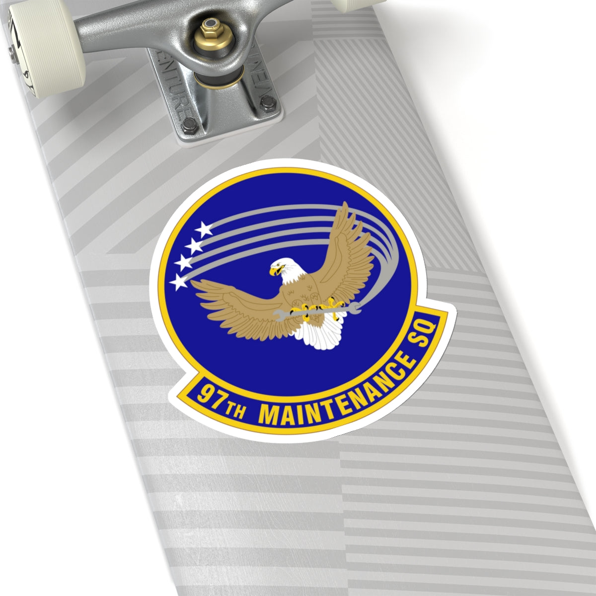 97 Maintenance Squadron AETC (U.S. Air Force) STICKER Vinyl Kiss-Cut Decal