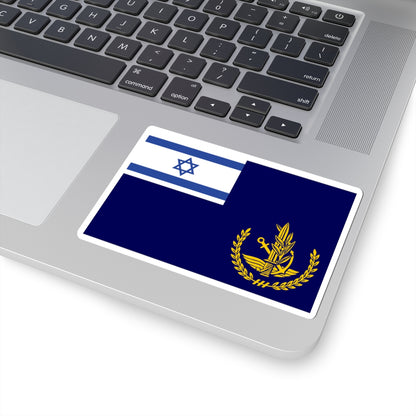 Flag of IDF Chief of Staff at Sea (Israel) STICKER Vinyl Kiss-Cut Decal