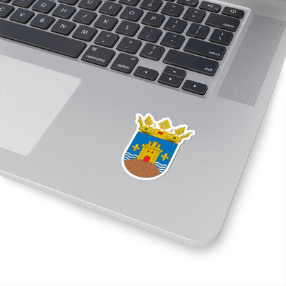 Escudo de Peñíscola (Spain) (Coat of Arms) STICKER Vinyl Kiss-Cut Decal