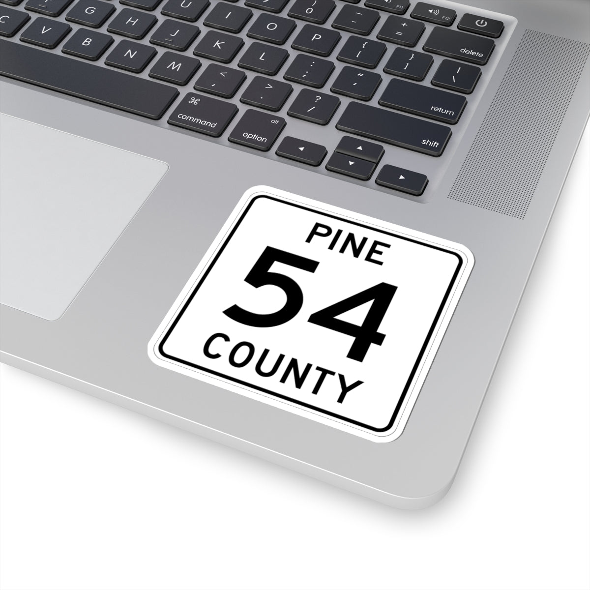 Pine County Route 54 MN (Minnesota) (Road Sign) STICKER Vinyl Kiss-Cut Decal