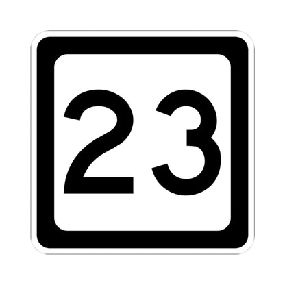 WV-23 (Virginia) (Road Sign) STICKER Vinyl Kiss-Cut Decal