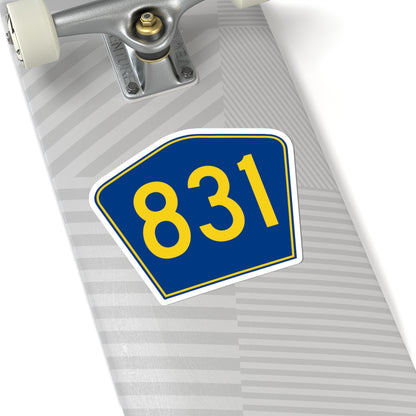 PR secondary 831 (Puerto Rico) (Road Sign) STICKER Vinyl Kiss-Cut Decal