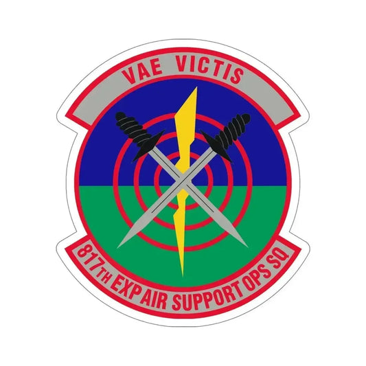 817th Expeditionary Air Support Operations Squadron (U.S. Air Force) STICKER Vinyl Die-Cut Decal 6 Inch - The Sticker Space