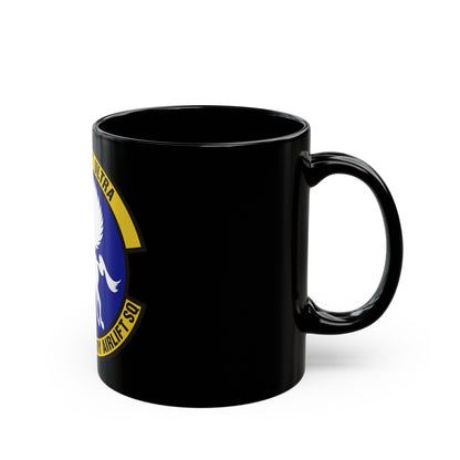 817th Expeditionary Airlift Squadron (U.S. Air Force) Black Coffee Mug-The Sticker Space