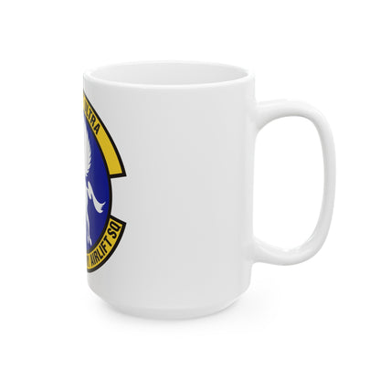 817th Expeditionary Airlift Squadron (U.S. Air Force) White Coffee Mug-The Sticker Space