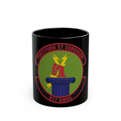 817th Global Mobility Readiness Squadron (U.S. Air Force) Black Coffee Mug-11oz-The Sticker Space