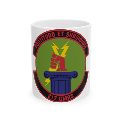 817th Global Mobility Readiness Squadron (U.S. Air Force) White Coffee Mug-11oz-The Sticker Space