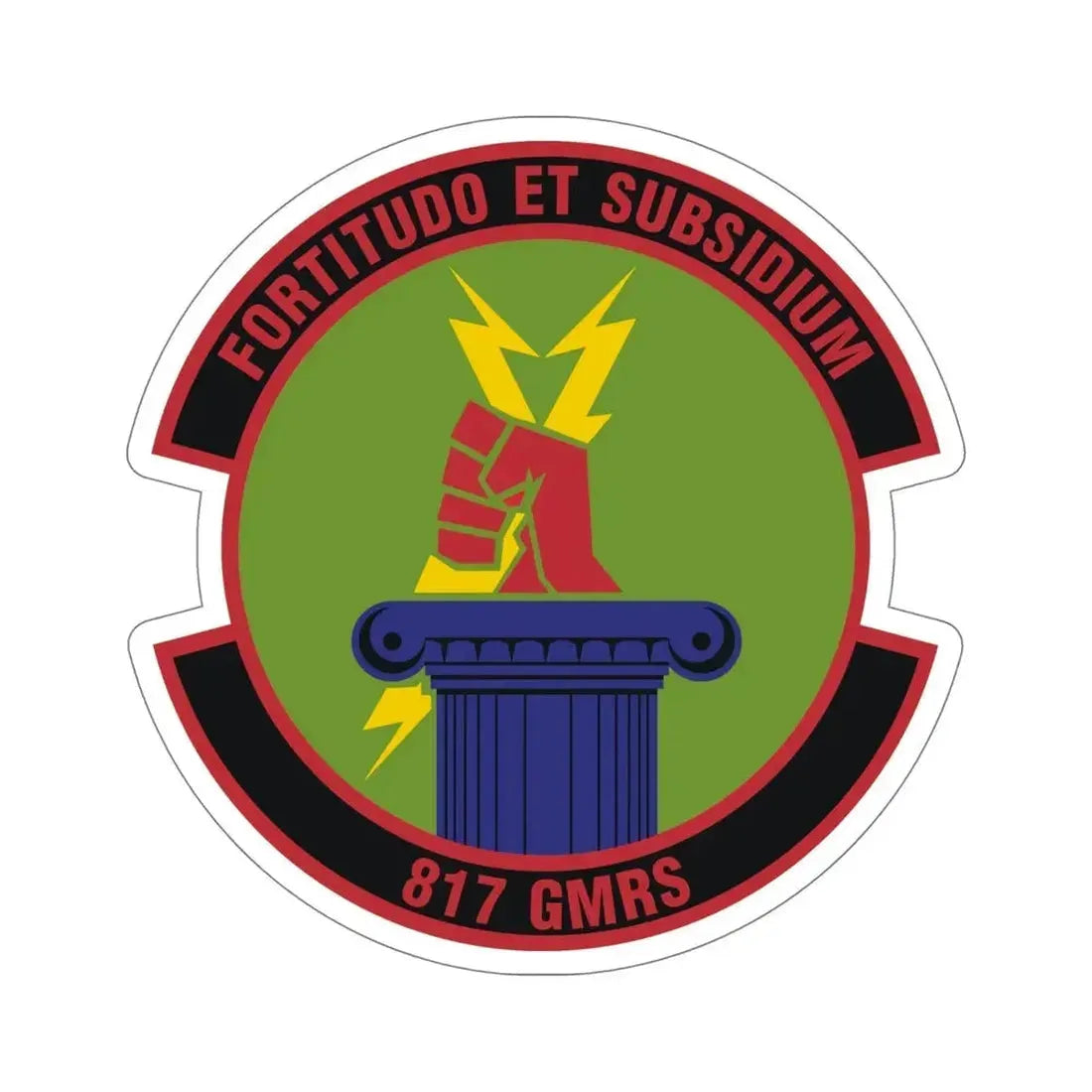 817th Global Mobility Readiness Squadron (U.S. Air Force) STICKER Vinyl Die-Cut Decal - The Sticker Space