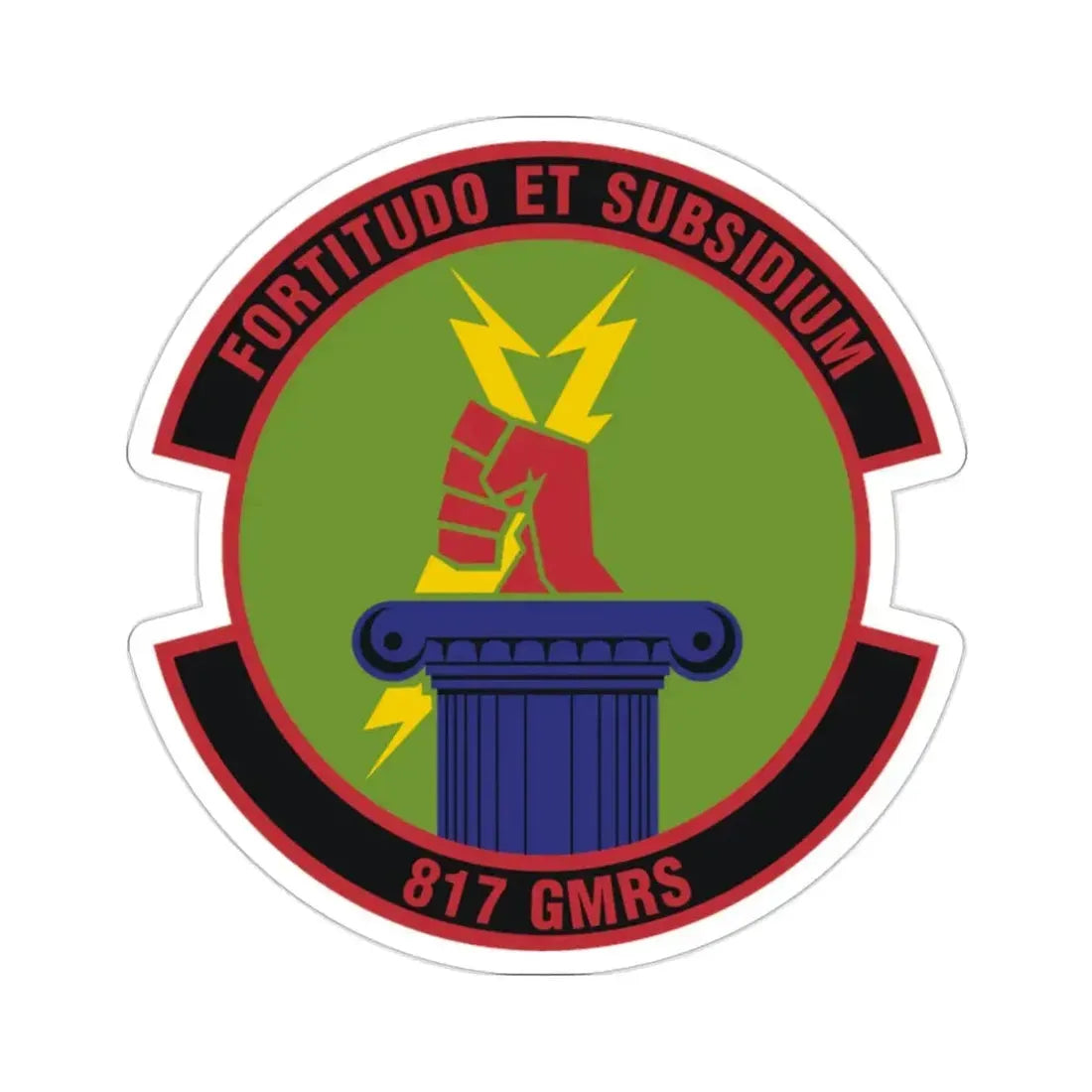 817th Global Mobility Readiness Squadron (U.S. Air Force) STICKER Vinyl Die-Cut Decal - The Sticker Space