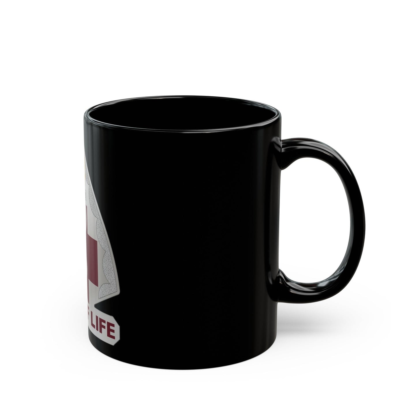 818 Medical Battalion (U.S. Army) Black Coffee Mug-The Sticker Space