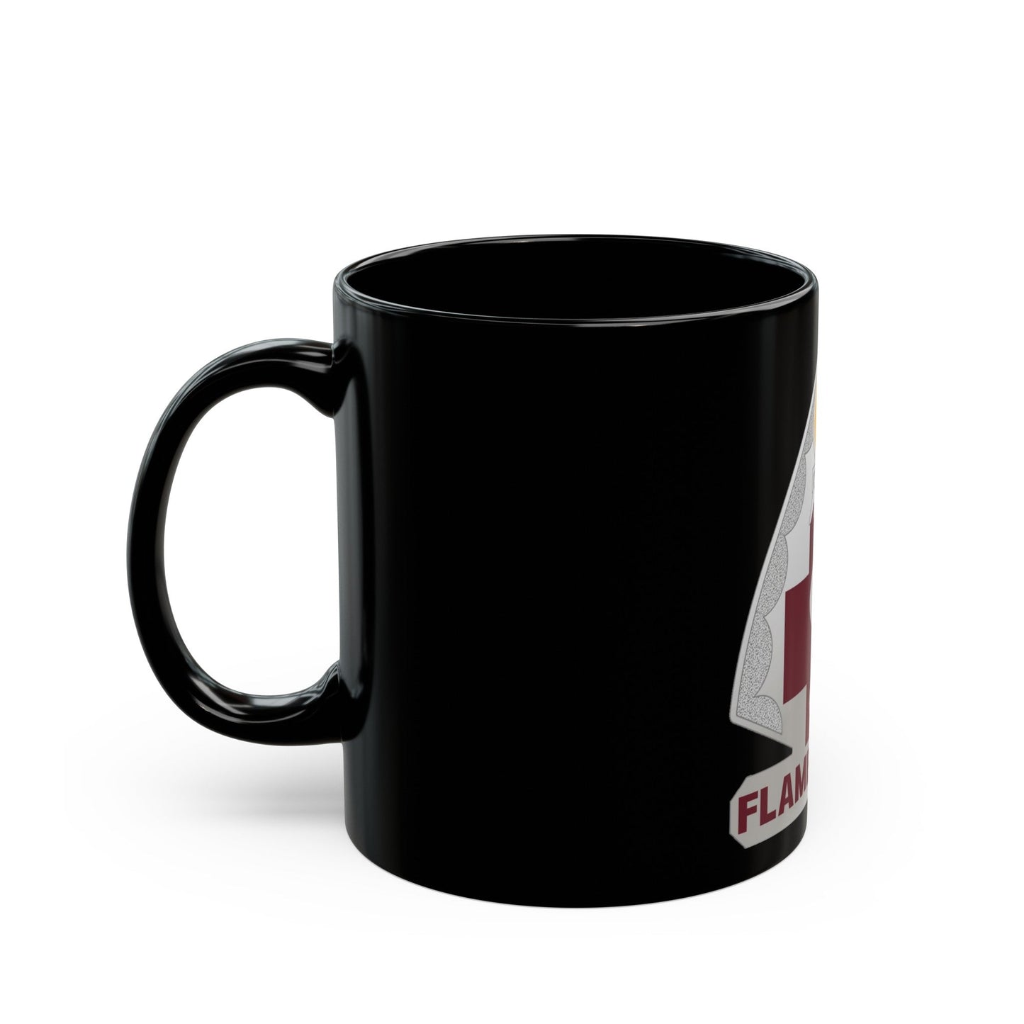 818 Medical Battalion (U.S. Army) Black Coffee Mug-The Sticker Space