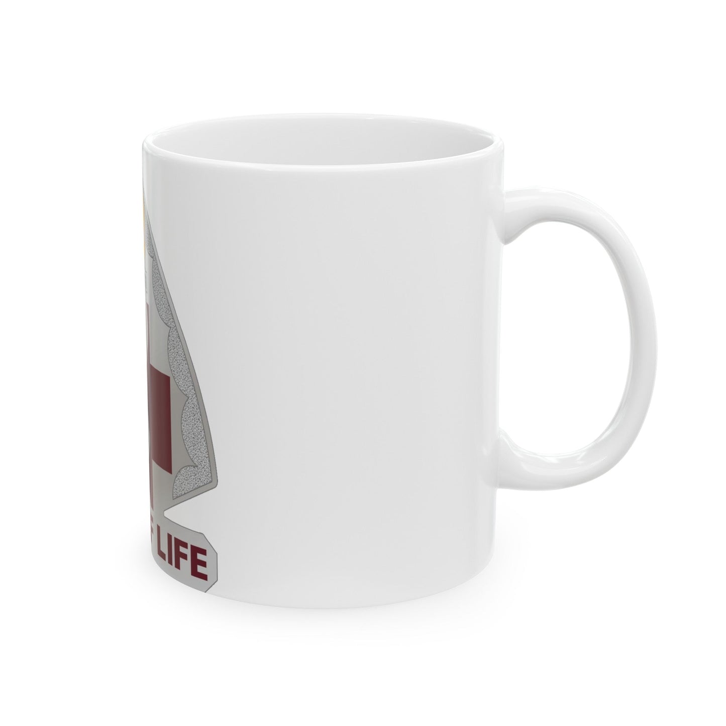 818 Medical Battalion (U.S. Army) White Coffee Mug-The Sticker Space