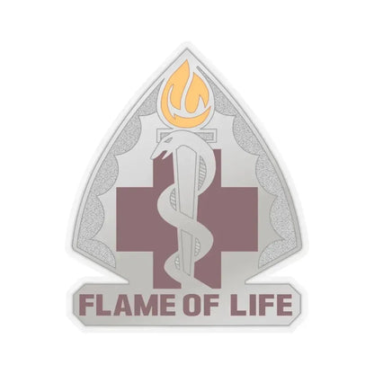 818 Medical Battalion (U.S. Army) STICKER Vinyl Kiss-Cut Decal 4 Inch Transparent - The Sticker Space