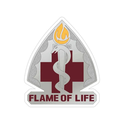 818 Medical Battalion (U.S. Army) Transparent STICKER Die-Cut Vinyl Decal - The Sticker Space