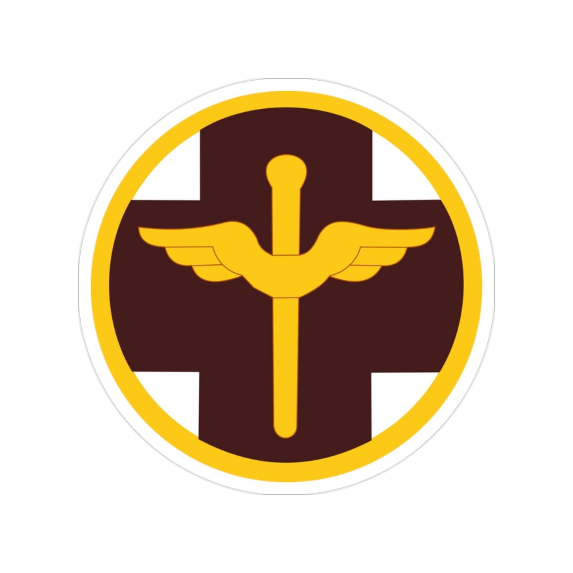 818 Medical Brigade (U.S. Army) Transparent STICKER Die-Cut Vinyl Decal-2 Inch-The Sticker Space