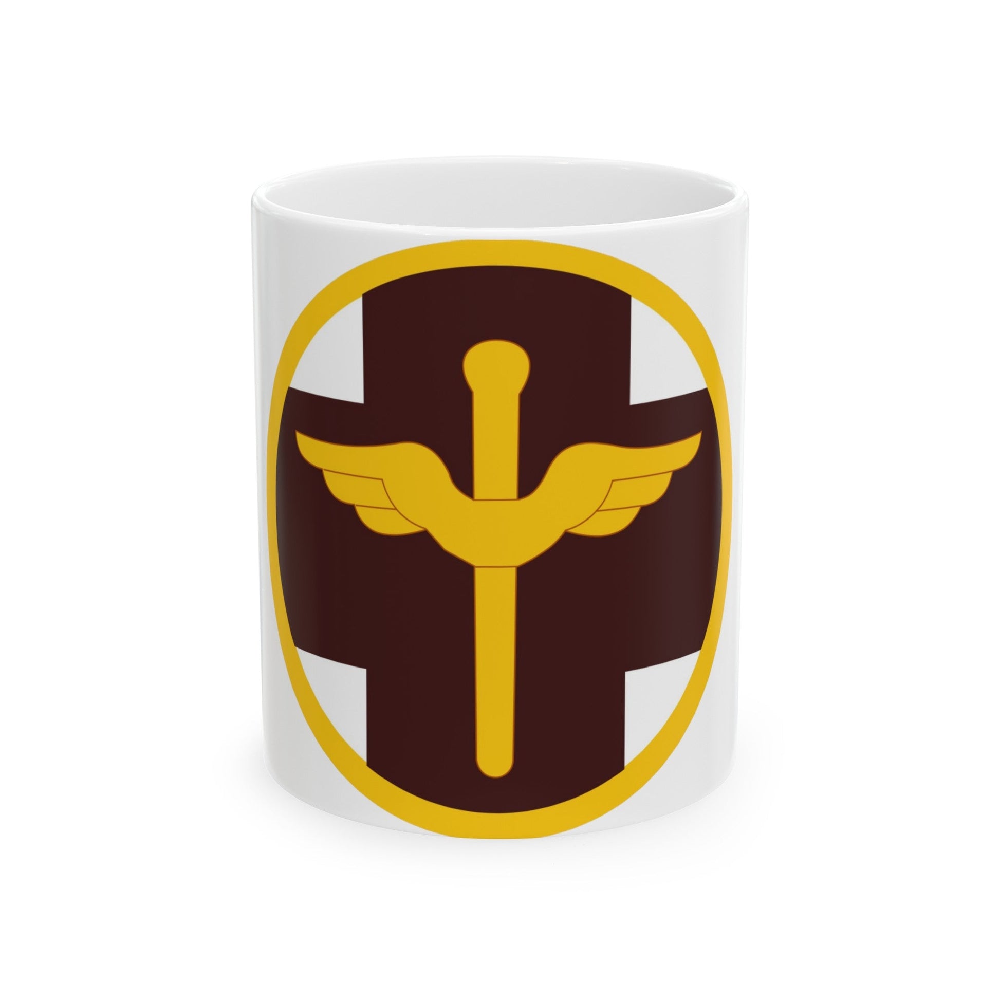 818 Medical Brigade (U.S. Army) White Coffee Mug-11oz-The Sticker Space